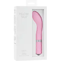 Розкішний вібратор Pillow Talk - Sassy Pink з кристалом Сваровські для точки G, подарункова упаковка - Master