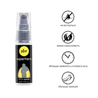 Пролонгувальний гель pjur Superhero Serum 20 мл, створює невидиму плівку, що знижує чутливість - Master