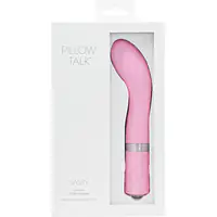 Розкішний вібратор Pillow Talk - Sassy Pink з кристалом Сваровські для точки G, подарункова упаковка - Master