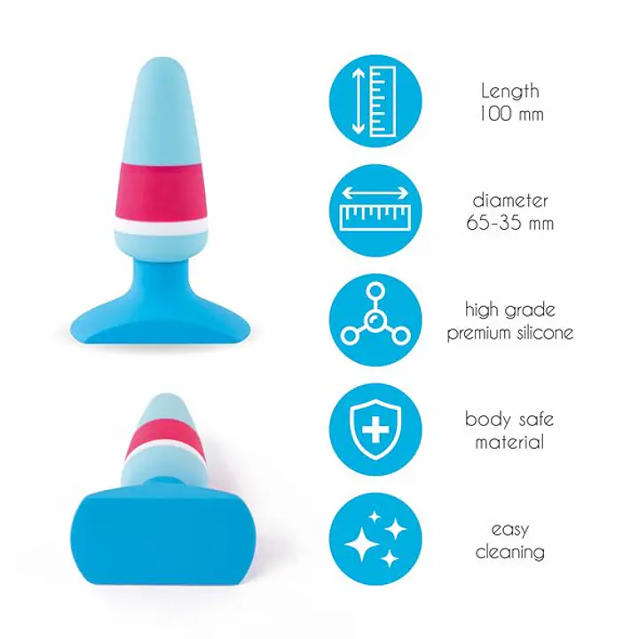 Анальна пробка FeelzToys - Plugz Butt Plug Colors Nr. 1 - Master