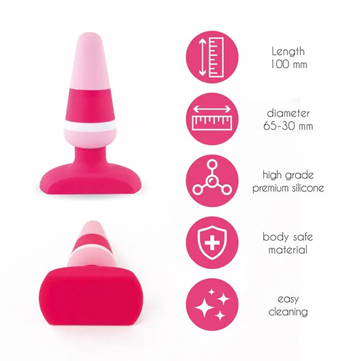 Анальна пробка FeelzToys - Plugz Butt Plug Colors Nr. 2 - Master