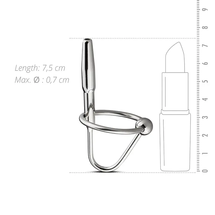 Уретральний стимулятор Sinner Gear Unbendable – Sperm Stopper Hollow Ring, 1 кільце - Master
