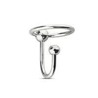 Уретральна вставка із кільцем Sinner Gear Unbendable – Sperm Stopper Solid, діаметр кільця 2,6 см - Master
