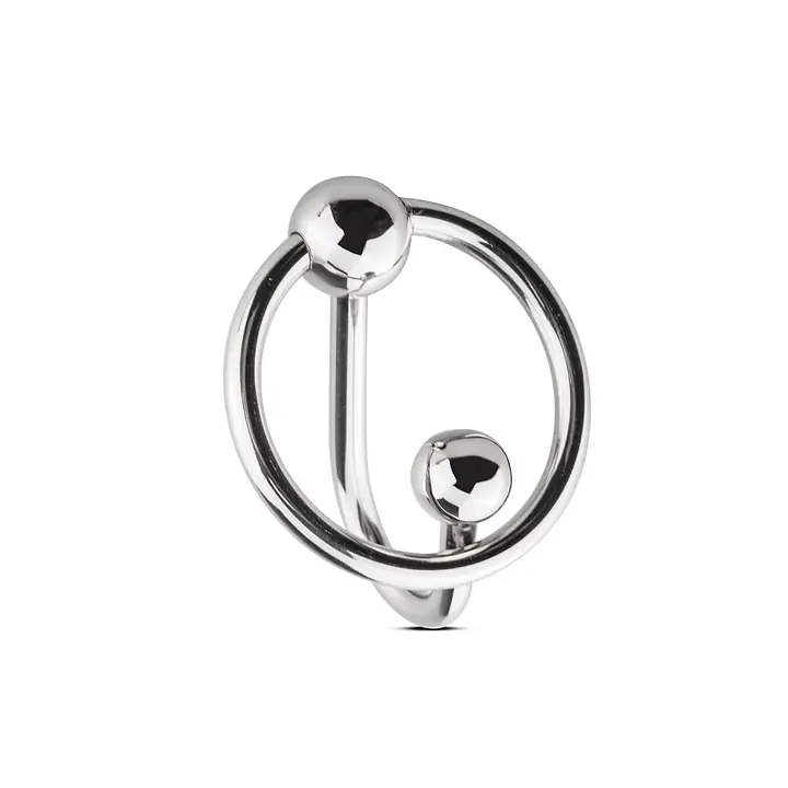 Уретральна вставка із кільцем Sinner Gear Unbendable – Sperm Stopper Solid, діаметр кільця 2,6 см - Master