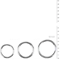 Набір ерекційних кілець Sinner Gear Unbendable – Cock/Ball Ring&Glans Ring Set - Master
