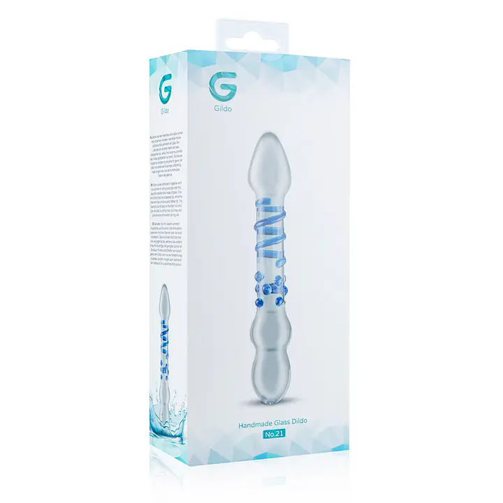 Скляний дилдо Gildo Glass Dildo No. 21 - Master