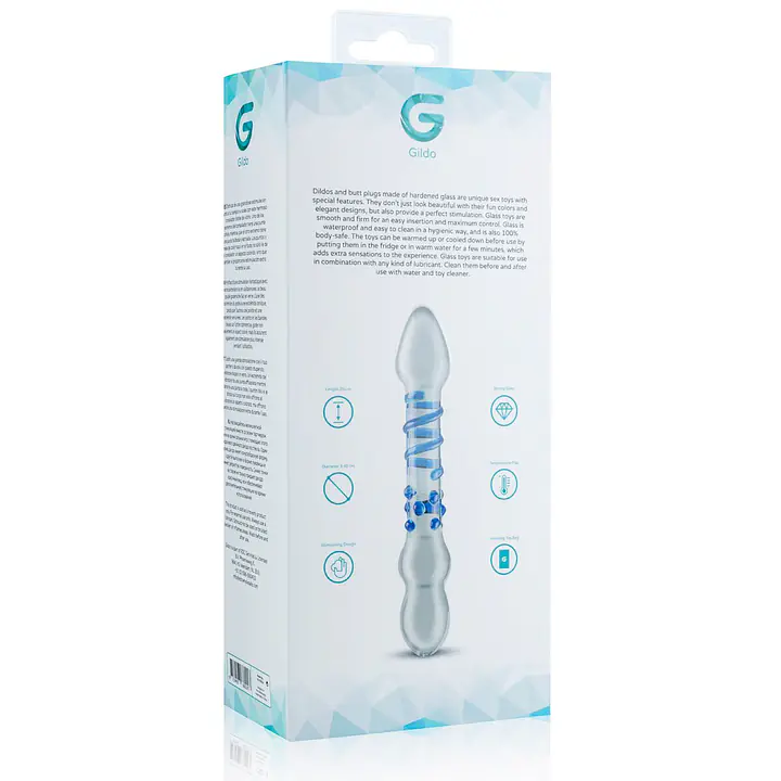 Скляний дилдо Gildo Glass Dildo No. 21 - Master