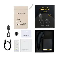 Преміальний подарунковий набір Golden Moments: Womanizer Premium та We-Vibe Chorus Black - Master