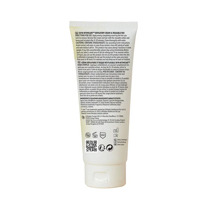 Крем для депіляції Skyn Intimicare Depilatory Cream 150 мл - Master