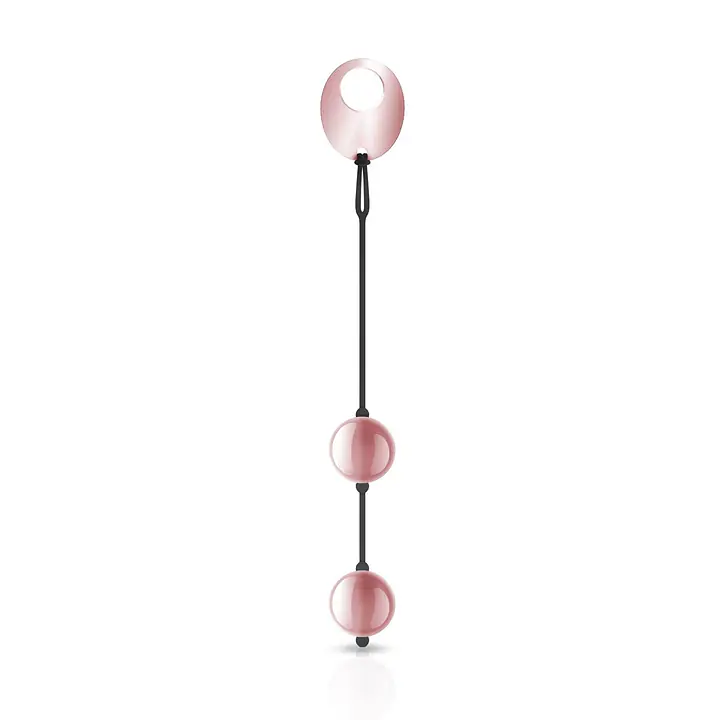 Металеві вагінальні кульки Rosy Gold - Nouveau Kegel Balls, маса 376 г, діаметр 2,8 см - Master