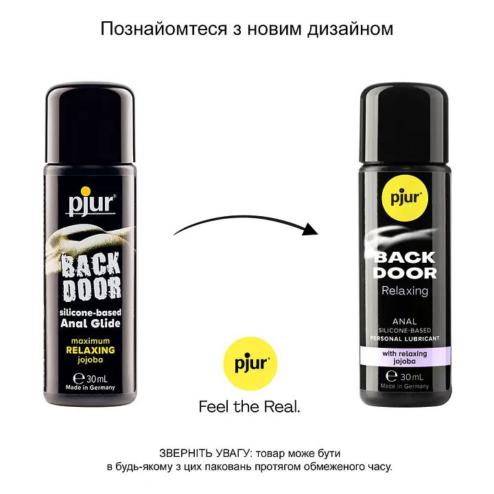 Анальна змазка pjur backdoor anal Relaxing jojoba silicone 30 мл на силіконовій основі з жожоба - Master