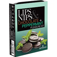 Подарунковий набір Sensuva Lips&Nips Pleasure Kit - Chocolate Peppermint 2 x 4г - Master