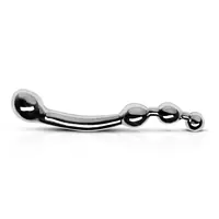 Анально-вагінальний стимулятор Sinner Gear Unbendable – Multi-Stim Pleasure Wand Metal Anal Dildo - Master
