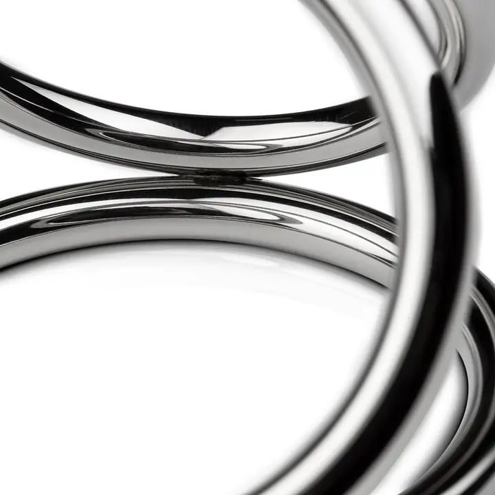 Потрійне ерекційне кільце Sinner Gear Unbendable – Triad Chamber Metal Cock and Ball Ring – Large - Master