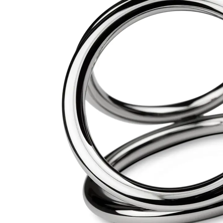 Потрійне ерекційне кільце Sinner Gear Unbendable – Triad Chamber Metal Cock and Ball Ring – Large - Master