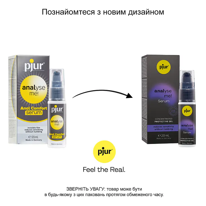 Розслаблювальний анальний гель pjur analyse me! Serum 20 мл, створює плівку, концентрований - Master