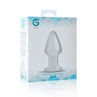Скляна анальна пробка Gildo Glass Buttplug No. 25 - Master