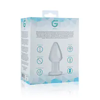 Скляна анальна пробка Gildo Glass Buttplug No. 25 - Master