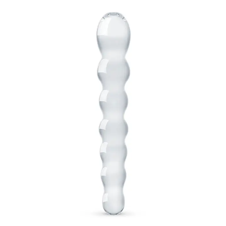 Скляний дилдо у вигляді намистин Gildo Glass Dildo No. 19 - Master
