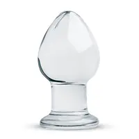 Скляна анальна пробка Gildo Glass Buttplug No. 26 - Master