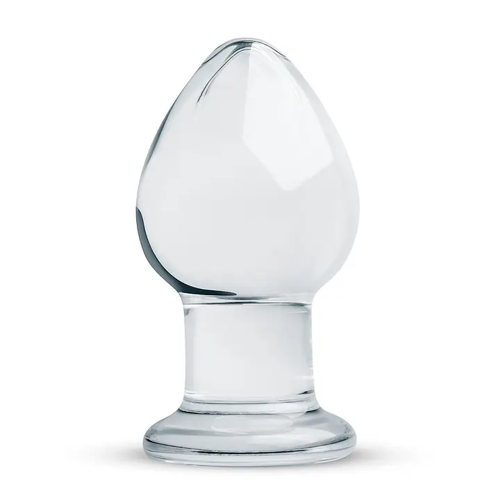 Скляна анальна пробка Gildo Glass Buttplug No. 26 - Master