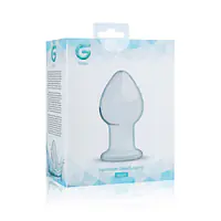 Скляна анальна пробка Gildo Glass Buttplug No. 26 - Master