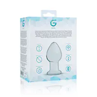 Скляна анальна пробка Gildo Glass Buttplug No. 26 - Master