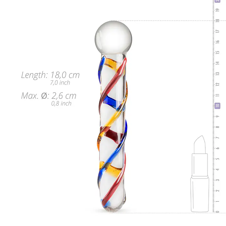 Скляний дилдо Gildo Glass Dildo No. 10 - Master