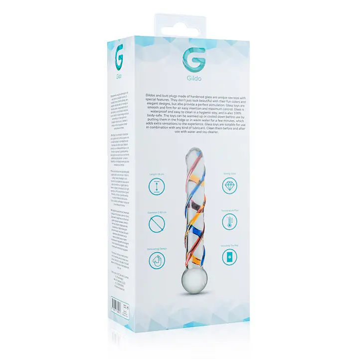 Скляний дилдо Gildo Glass Dildo No. 10 - Master