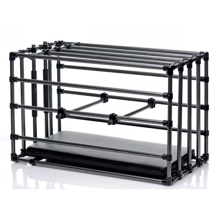 Міцна розбірна клітка для покарань Kennel Adjustable Bondage Cage - Master
