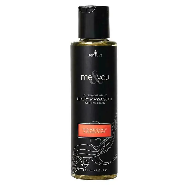 Масажна олія Sensuva Me&You Wild Passion Fruit&Island Guava (125мл) з феромонами - Master