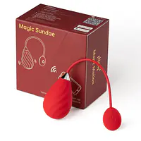 Смарт-віброяйце Magic Motion Sundae Red - Master