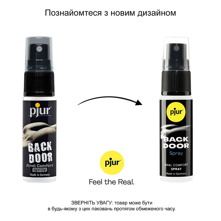 Розслаблювальний анальний спрей pjur backdoor 20 мл із пантенолом та алое, висококонцентрований - Master