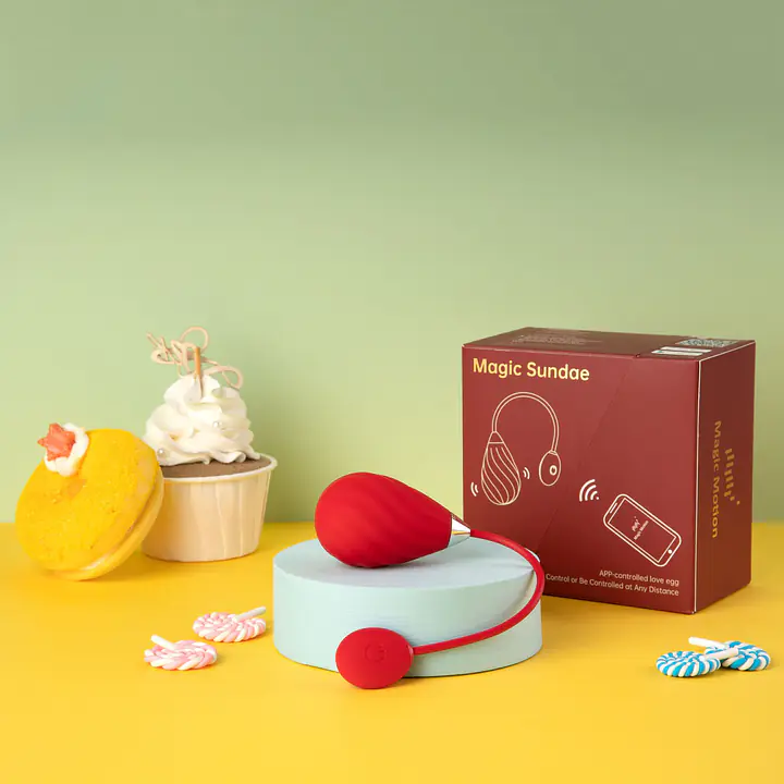 Смарт-віброяйце Magic Motion Sundae Red - Master