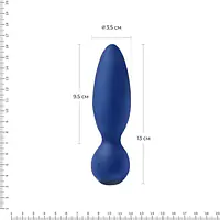 Анальна вібропробка Adrien Lastic Little Rocket макс. діаметр 3,5 см, soft-touch - Master
