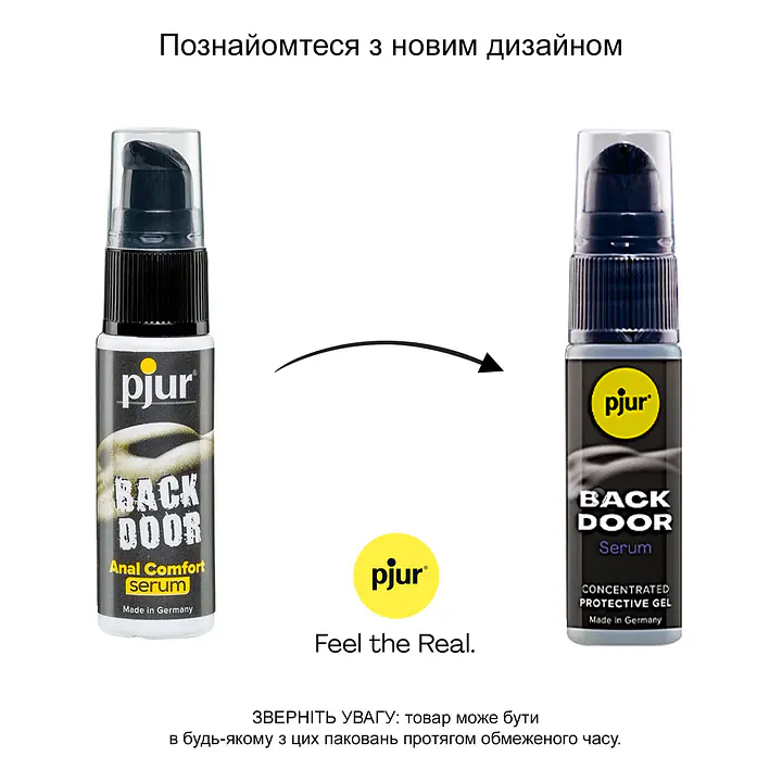 Розслаблювальний анальний гель pjur backdoor Serum 20 мл, створює плівку, висококонцентрований - Master