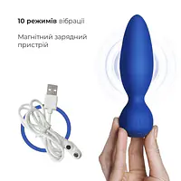 Анальна вібропробка Adrien Lastic Little Rocket макс. діаметр 3,5 см, soft-touch - Master