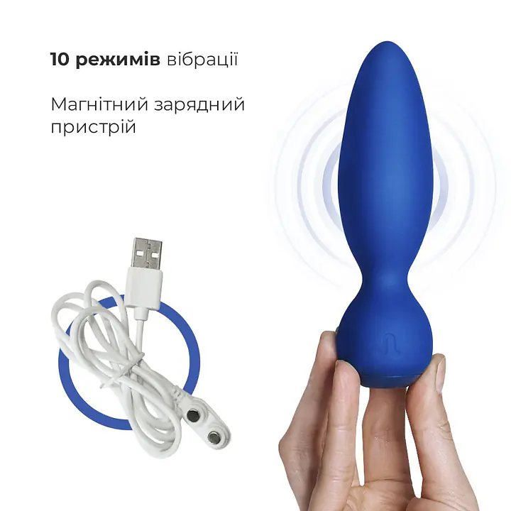 Анальна вібропробка Adrien Lastic Little Rocket макс. діаметр 3,5 см, soft-touch - Master