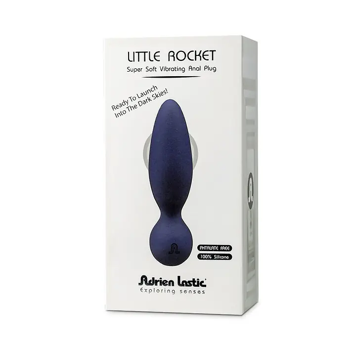 Анальна вібропробка Adrien Lastic Little Rocket макс. діаметр 3,5 см, soft-touch - Master