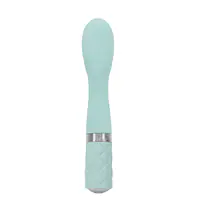 Розкішний вібратор Pillow Talk - Sassy Teal з кристалом Сваровські для точки G, подарункова упаковка - Master