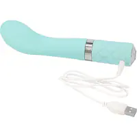 Розкішний вібратор Pillow Talk - Sassy Teal з кристалом Сваровські для точки G, подарункова упаковка - Master