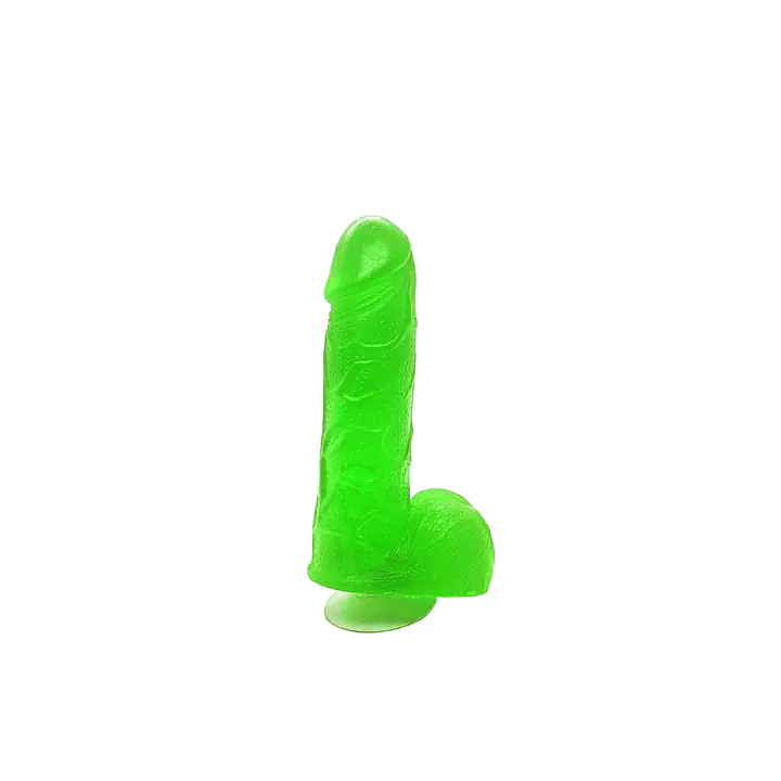 Крафтове мило-член із присоскою Чистий Кайф Green size S натуральне - Master