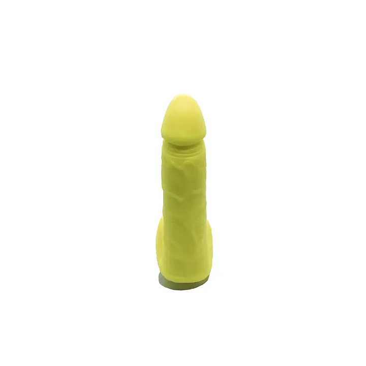 Крафтове мило-член із присоскою Чистий Кайф Yellow size S натуральне - Master