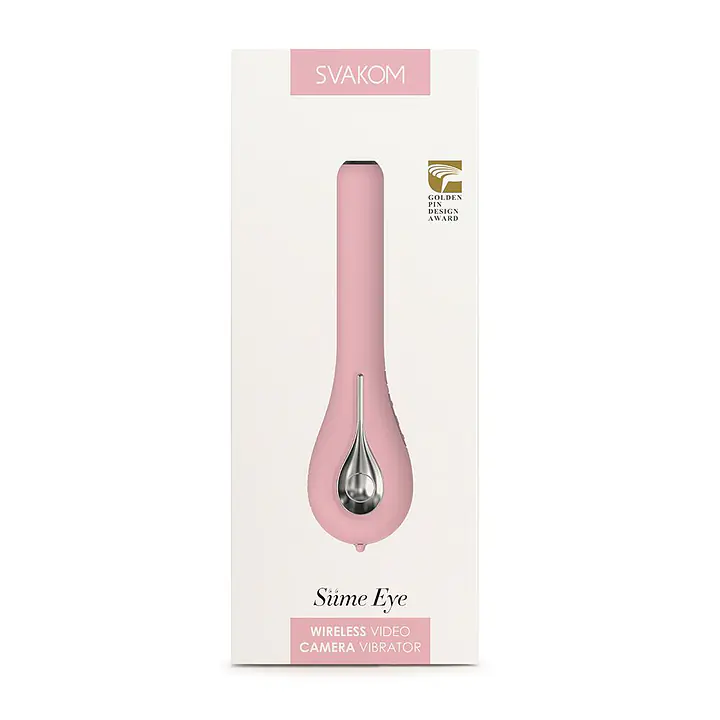Інтелектуальний вібратор із камерою Svakom Siime Eye Pale Pink - Master