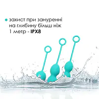 Набір вагінальних кульок зі зміщеним центром ваги Svakom Nova Green - Master