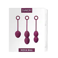 Набір вагінальних кульок зі зміщеним центром ваги Svakom Nova Violet - Master