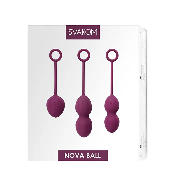 Набір вагінальних кульок зі зміщеним центром ваги Svakom Nova Violet - Master