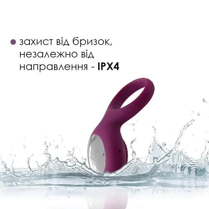 Ерекційне кільце з вібрацією Svakom Tyler Violet - Master