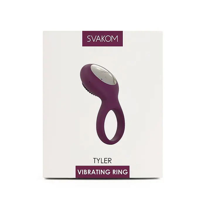 Ерекційне кільце з вібрацією Svakom Tyler Violet - Master