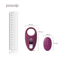 Ерекційне кільце з вібрацією та пультом ДК Svakom Winni Violet - Master